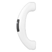 Chrome Caduceus Medical Symbool Carbon Fiber Print Keramische Kastgreep (Zijkant)