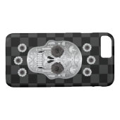 Chrome Calavera (Black Roos) Hoesje-Mate iPhone Ca Case-Mate iPhone Case (Achterkant (Horizontaal))