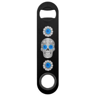 Chrome Calavera (Blue Roos) Bar Key Speed Flessenopener