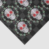 Chrome Calavera (Kerstmis) Tissuepapier (Detail)