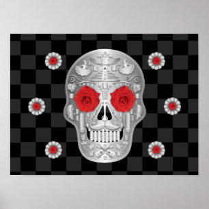 Chrome Calavera-Poster Poster