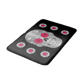 Chrome Calavera (Roze Roos) Badmat (Gekanteld)