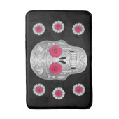 Chrome Calavera (Roze Roos) Badmat (Voorkant Verticaal)
