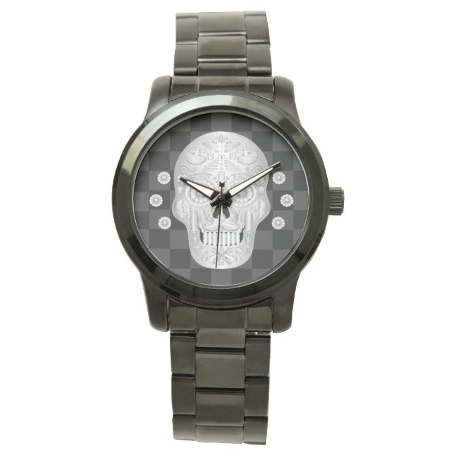 Chrome Calavera Watch Horloge (Voorkant)