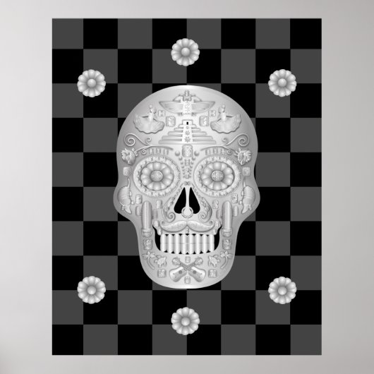 Chrome Calavera Watch Poster (Voorkant)