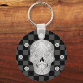 Chrome Calavera Watch Sleutelhanger (Achterkant)