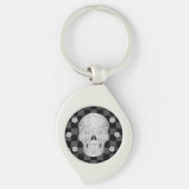 Chrome Calavera Watch Sleutelhanger (Voorkant)