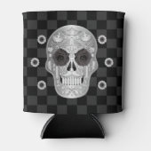 Chrome Calavera (Zwarte Roos) Koelbox Blikjeskoeler (Voorkant)