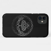 Chrome Celtic Knot Thistle Case-Mate iPhone Case (Achterkant (horizontaal))
