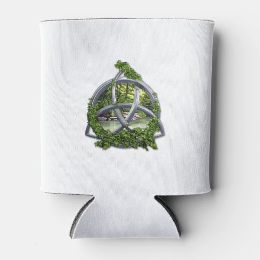 Chrome Celtic Trinity Knot Blikjeskoeler (Voorkant)