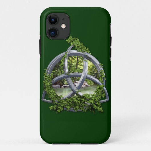 Chrome Celtic Trinity Knot Case-Mate iPhone Case (Achterkant)