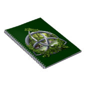 Chrome Celtic Trinity Knot Notitieboek (Rechterzijde)