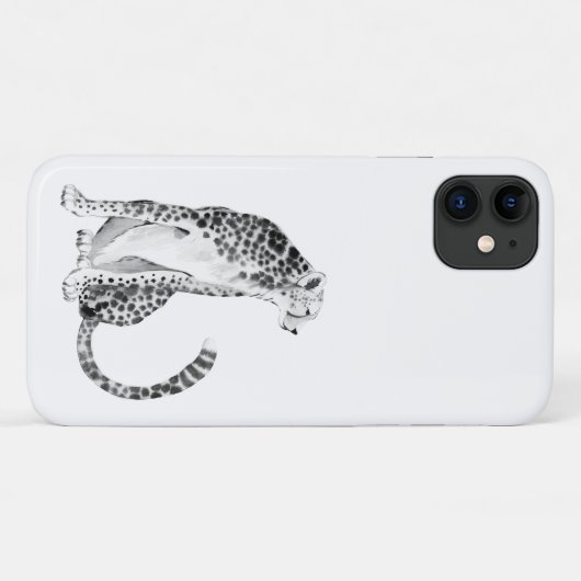 Chrome Cheetah Case-Mate iPhone Case (Achterkant (horizontaal))