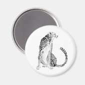 Chrome Cheetah Magneet (Voorkant / Achterkant)