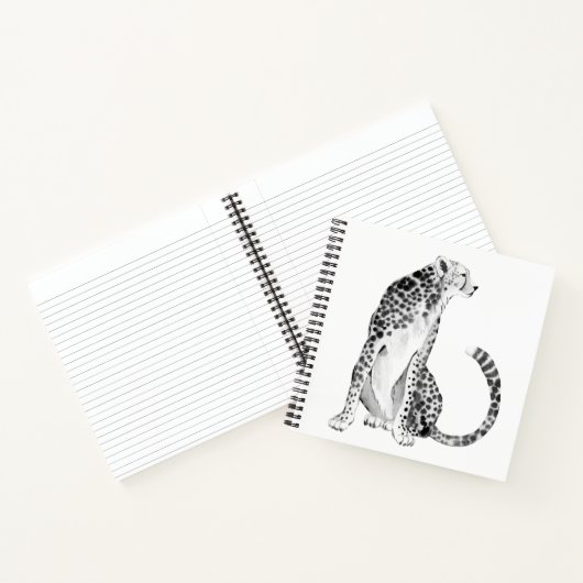 Chrome Cheetah Notitieboek (Binnen)