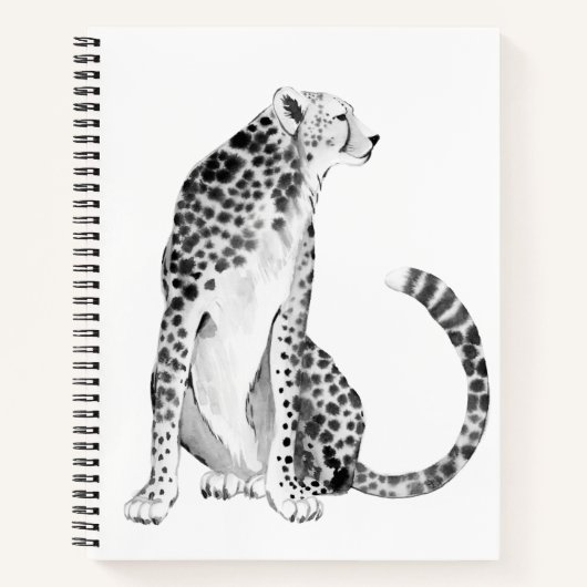 Chrome Cheetah Notitieboek (Voorkant)