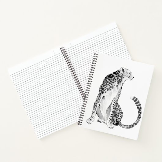 Chrome Cheetah Notitieboek (Binnen)