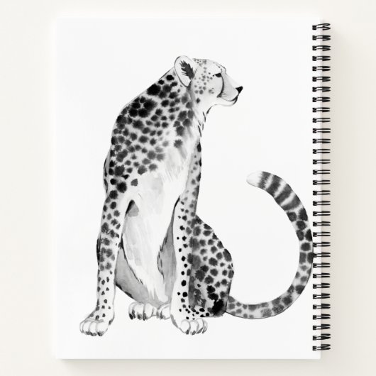 Chrome Cheetah Notitieboek (Achterkant)