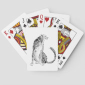 Chrome Cheetah Pokerkaarten (Achterkant)