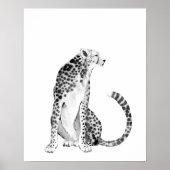 Chrome Cheetah Poster (Voorkant)