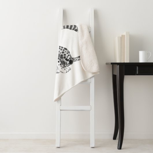 Chrome Cheetah Sherpa Deken (In situ)