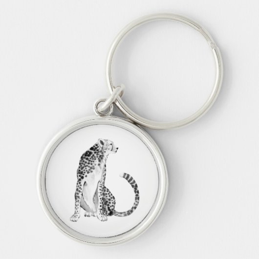 Chrome Cheetah Sleutelhanger (Voorkant)