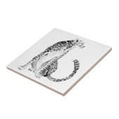 Chrome Cheetah Tegeltje (Zijkant)