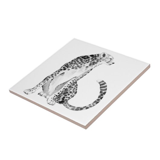 Chrome Cheetah Tegeltje (Zijkant)