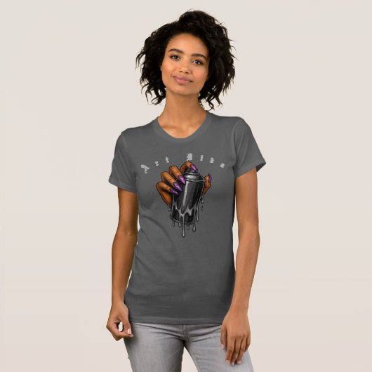Chrome Claws & Spray Swagger| Vrouwen T-shirt (Voorkant volledig)