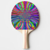 Chrome Colour Laser Ping Pong Paddle Tafeltennisbatje (Voorkant)