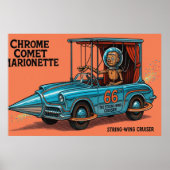 Chrome Comet Marionette (De String-Wing Cruiser) Poster (Voorkant)