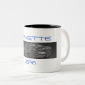 Chrome CORVETTE, ZR1-MOK Tweekleurige Koffiemok (Voorkant rechts)