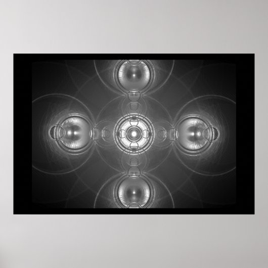 Chrome Cross Poster (Voorkant)