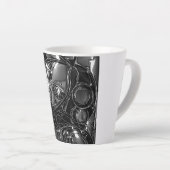 Chrome Daydream Vrouw Metaal Latte Mok (Rechterhoek)