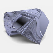 Chrome Designer Stropdas Necktie (Opgerold)