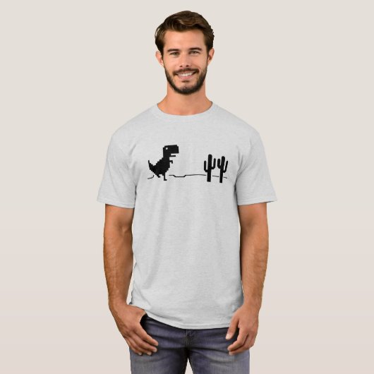 Chrome Dino T-shirt (Voorkant volledig)
