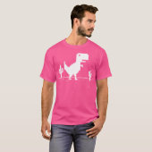 Chrome Dino White T-shirt (Voorkant volledig)
