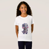 Chrome Dinosaurus T-shirt (Voorkant volledig)