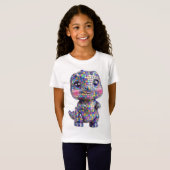 Chrome Dinosaurus T-shirt (Voorkant volledig)