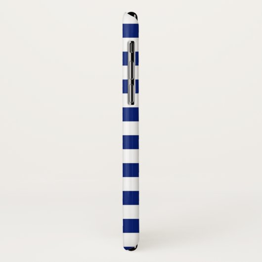 Chrome Diver en Sharks Silhouettes op Stripes Case-Mate iPhone Case (Achterkant/links)