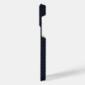 Chrome Diver met Haaien op Carbon Fiber Print iPhone Hoesje (Linkerkant)