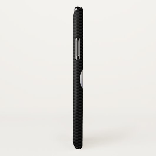 Chrome Dragon Crest zwarte koolstofvezel Afdrukken Case-Mate iPhone Case (Achterkant / rechts)