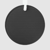 Chrome Dragon Crest zwarte koolstofvezel Afdrukken Ornament (achterkant)