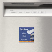 Chrome en Lace Biker Save the Date Magnet (Insitu (Vaatwasser))