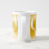 Chrome Flowers - Gold Giant Coffee Mok (Achterkant)