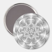 Chrome Flowers - Silver Magnet (Voorkant / Achterkant)