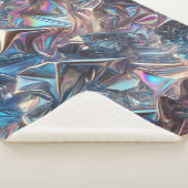 Chrome Folie Ultra-Cozy Deken – Futuristische Glan (3/4)