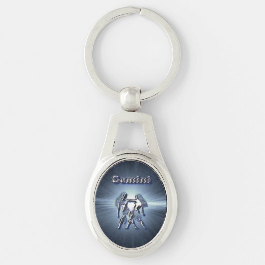 Chrome Gemini Sleutelhanger (Voorkant)