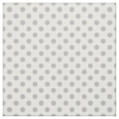 Chrome Gray Polka Dots Circles Stof (Swatch)
