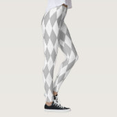 Chrome Grey Argyle lichtgrijs Small Diamond Shape Leggings (Rechts)